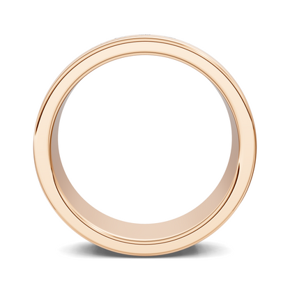 HUGO SATIN DIAMOND BAND