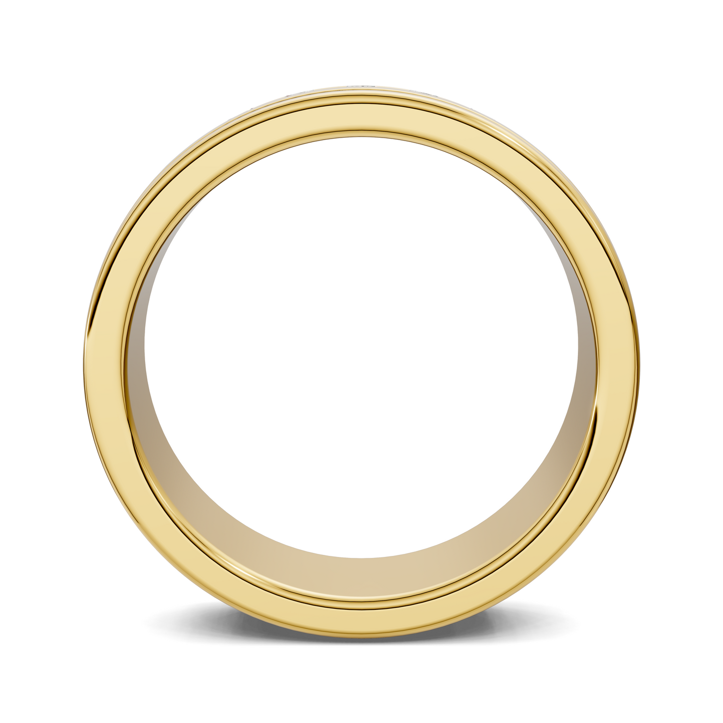 HUGO SATIN DIAMOND BAND