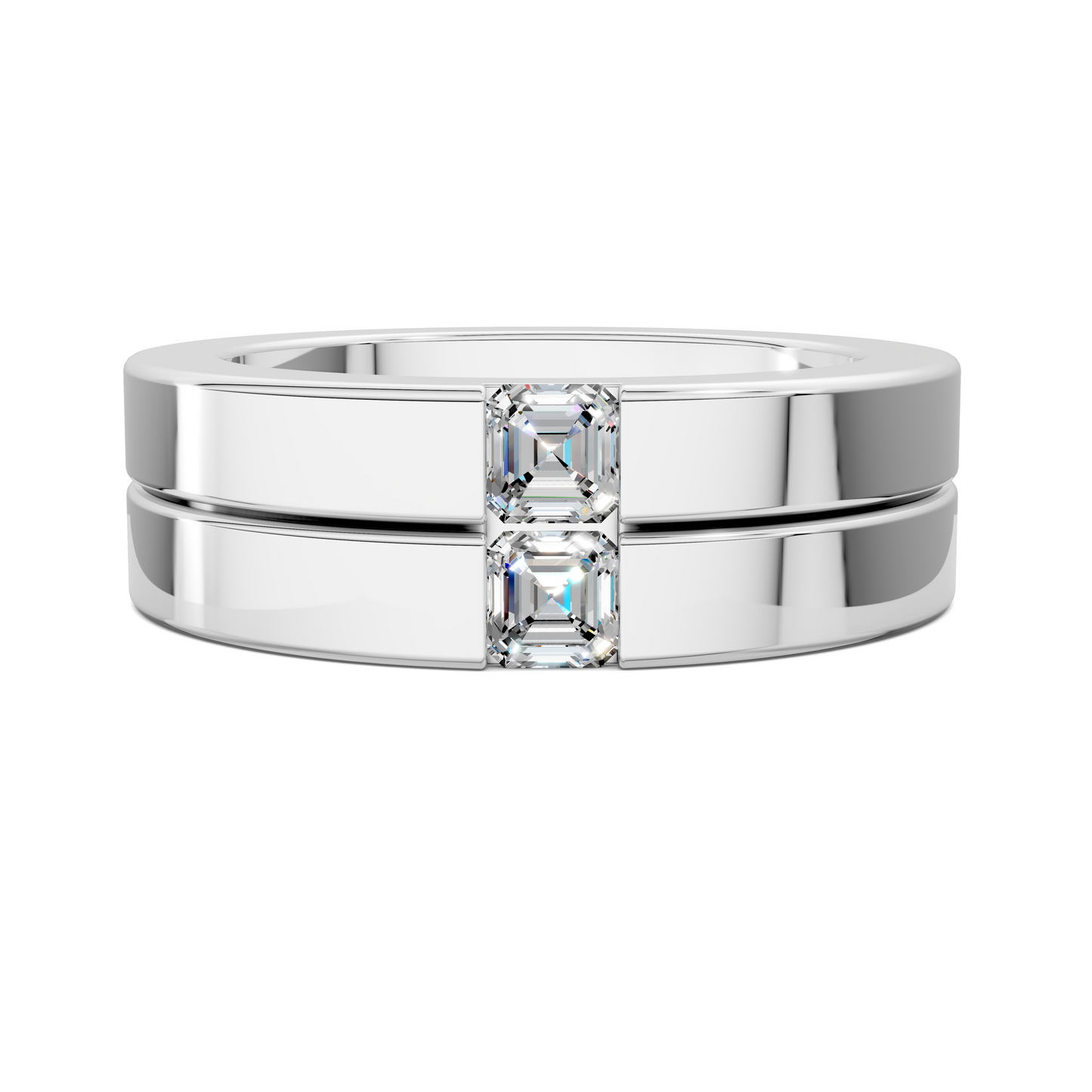 JULIAN DUAL ASSCHER DIAMOND RING