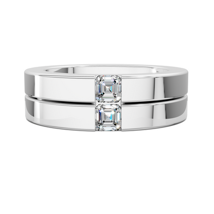 JULIAN DUAL ASSCHER DIAMOND RING