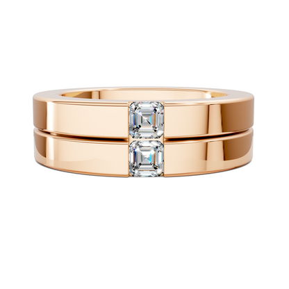 JULIAN DUAL ASSCHER DIAMOND RING
