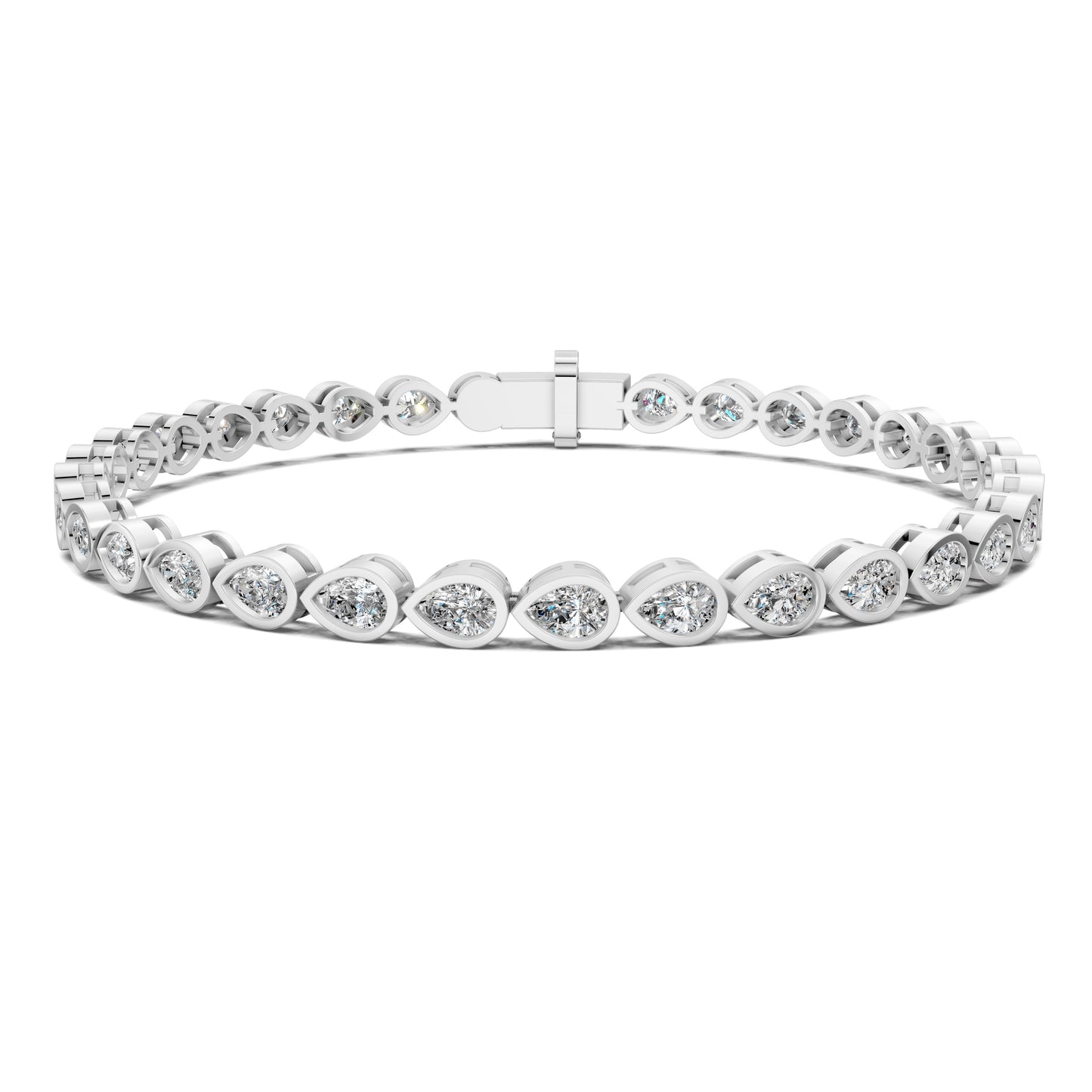 PEAR BEZEL BRACELET
