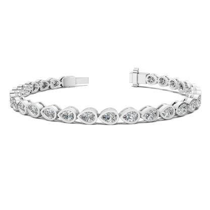 PEAR BEZEL BRACELET