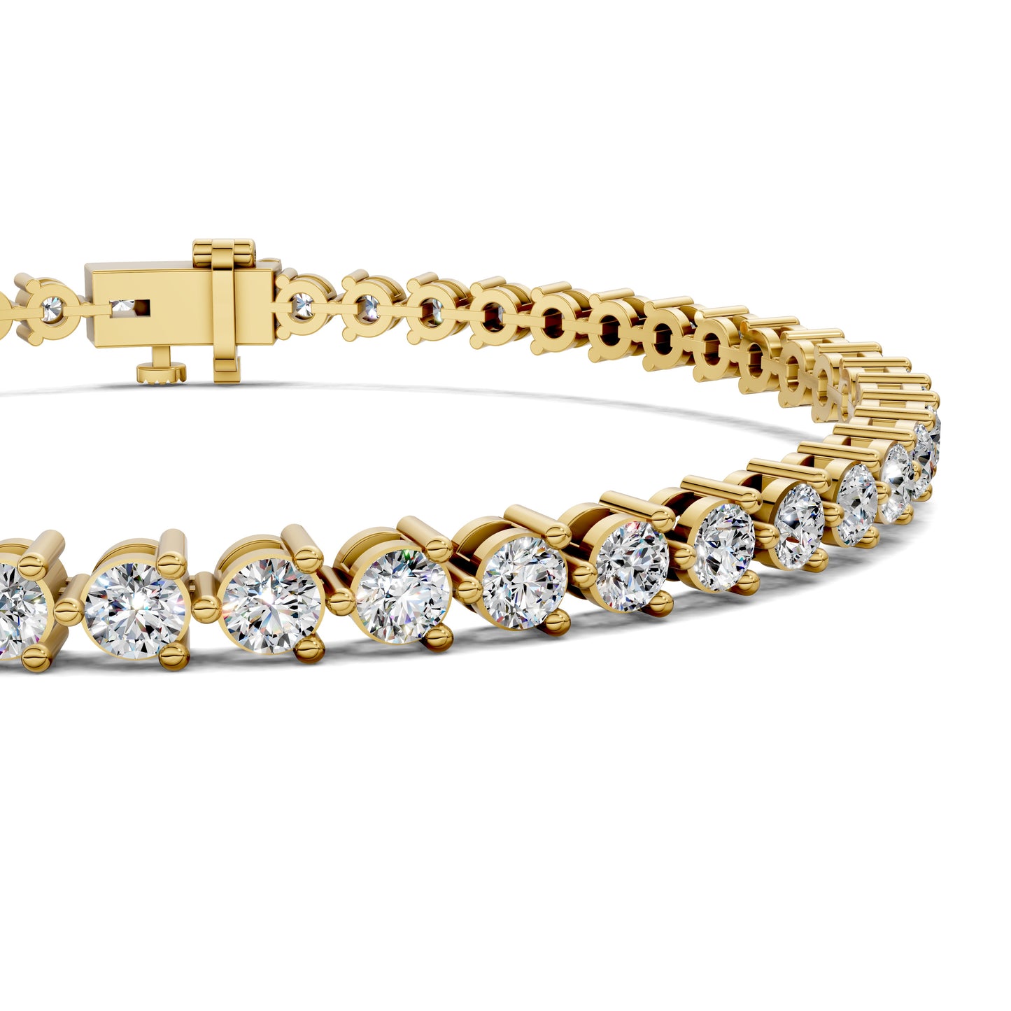 ROUND PRONG TENNIS BRACELET