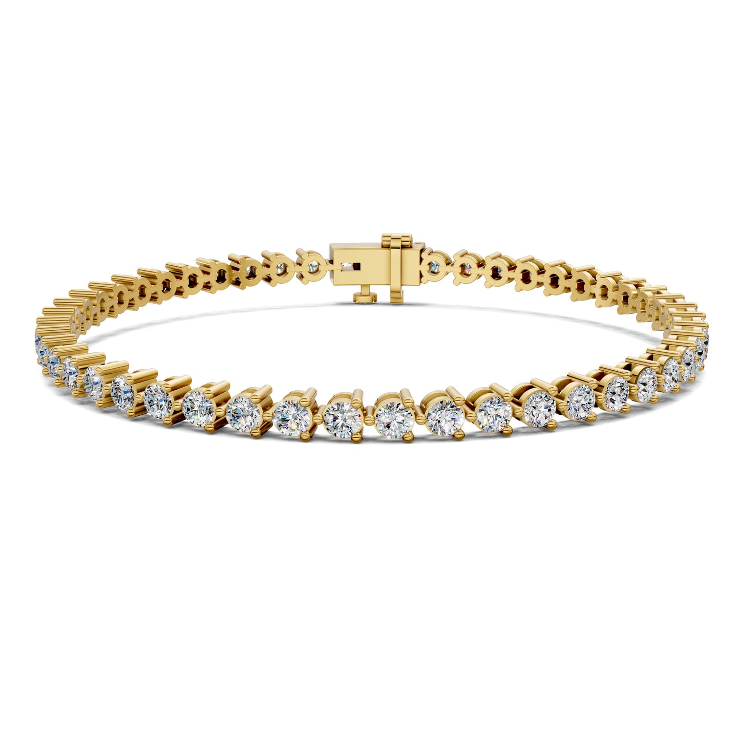 ROUND PRONG TENNIS BRACELET