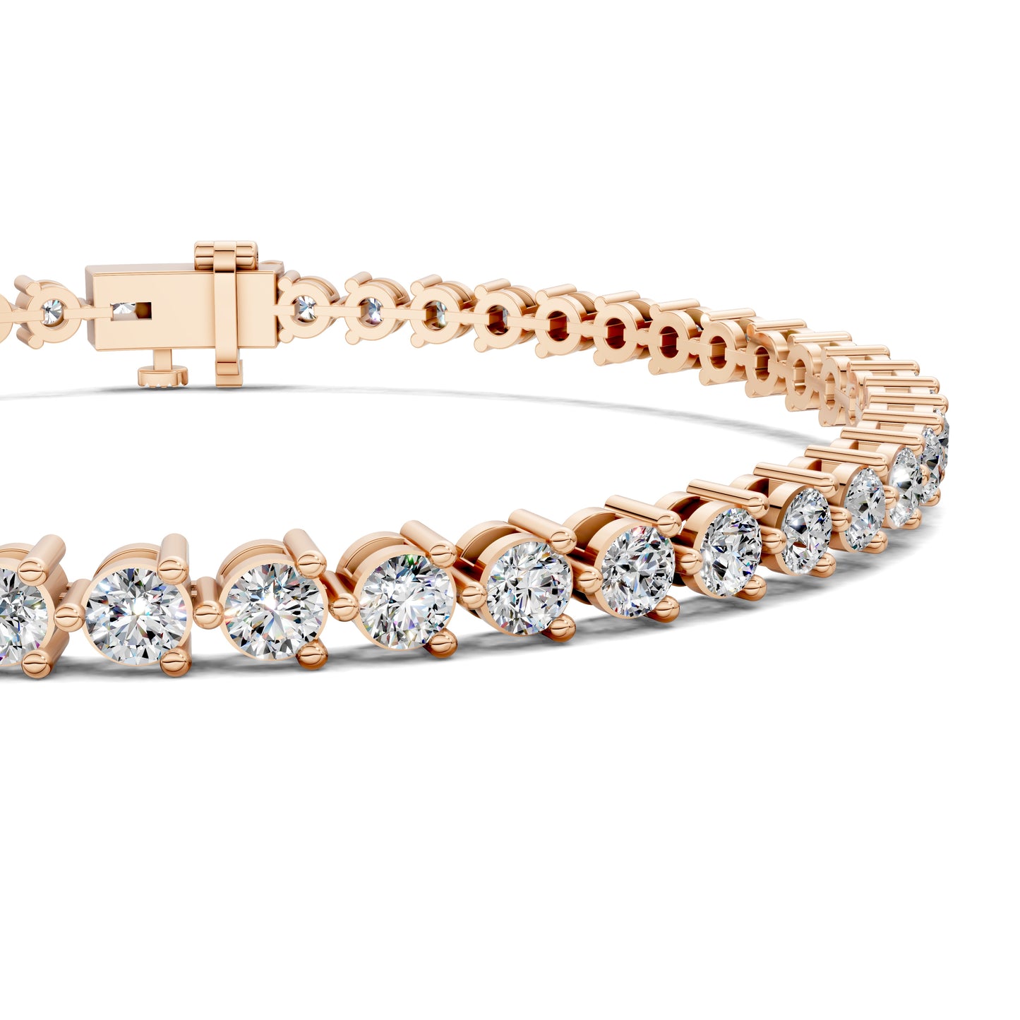 ROUND PRONG TENNIS BRACELET