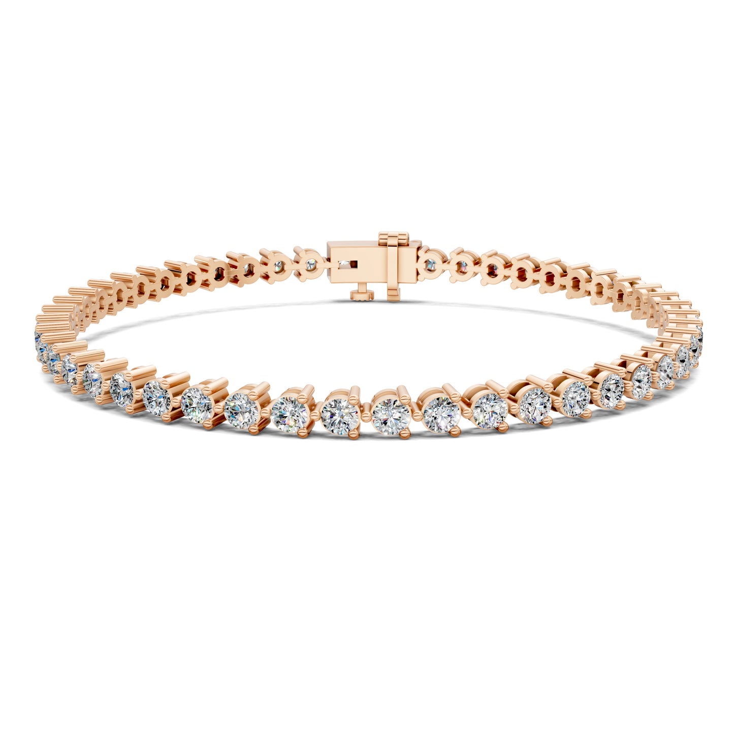 ROUND PRONG TENNIS BRACELET
