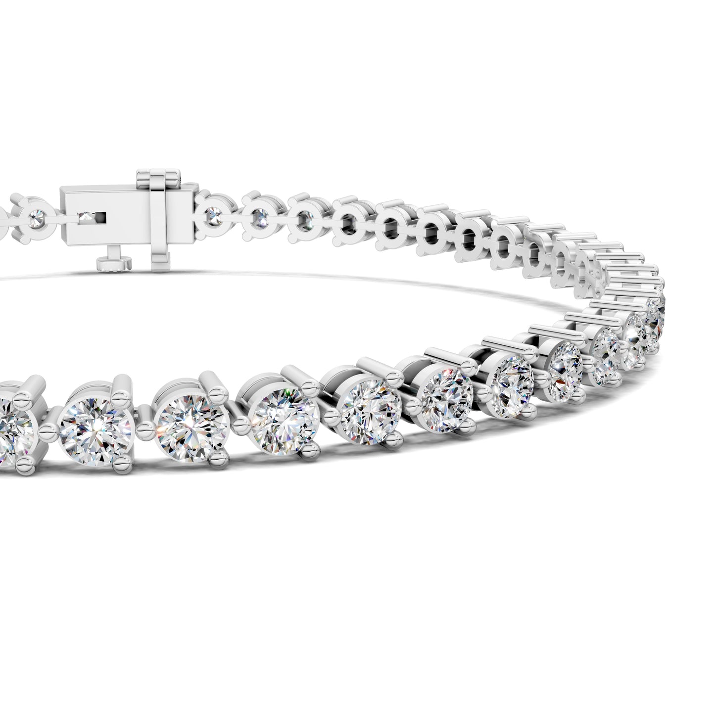 ROUND PRONG TENNIS BRACELET