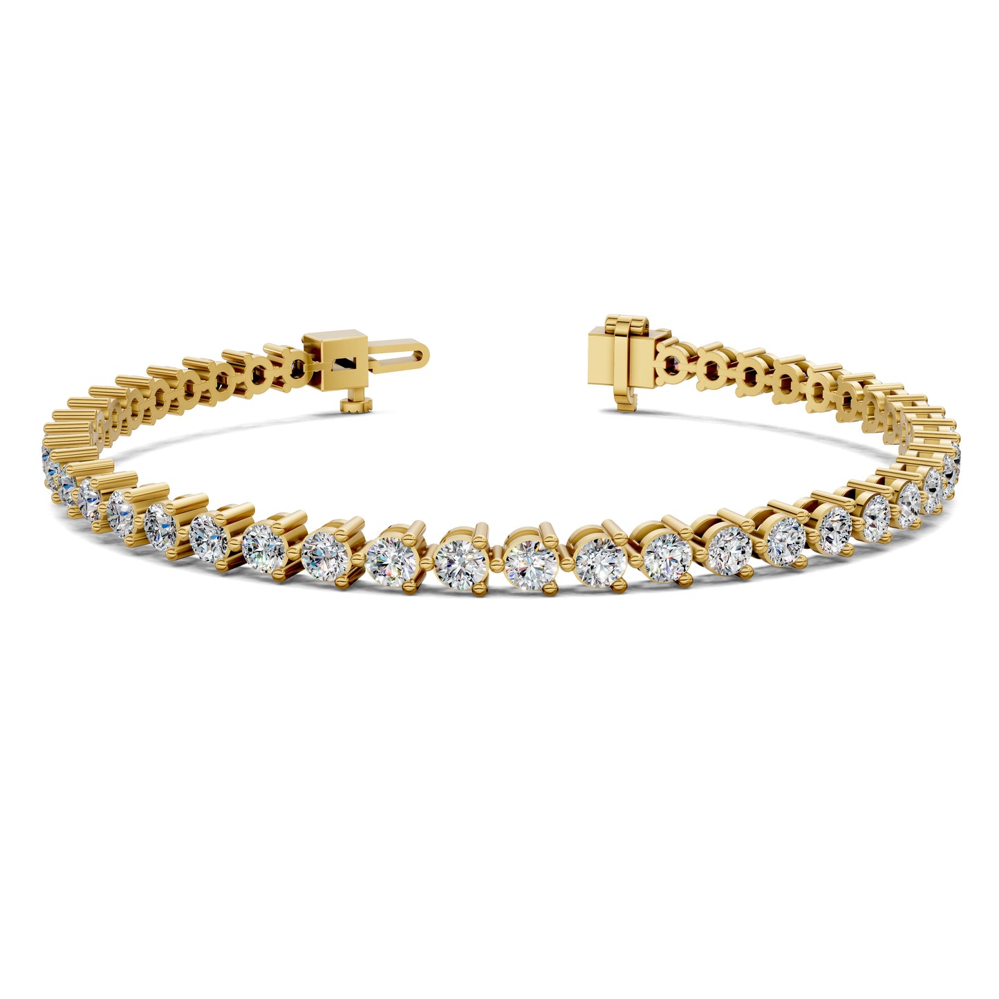 ROUND PRONG TENNIS BRACELET