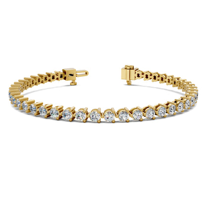 ROUND PRONG TENNIS BRACELET