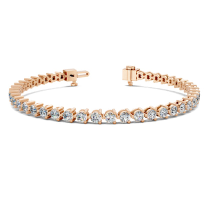ROUND PRONG TENNIS BRACELET