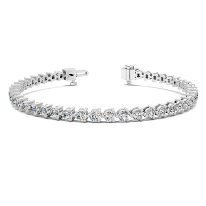 ROUND PRONG TENNIS BRACELET
