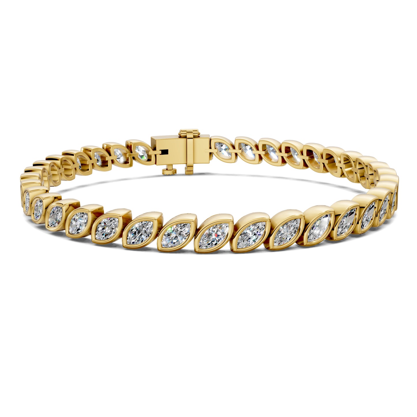 MARQUISE BEZEL TENNIS BRACELET