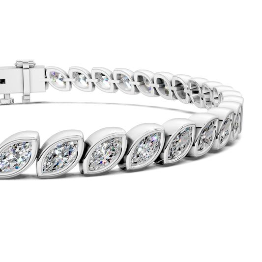 MARQUISE BEZEL TENNIS BRACELET