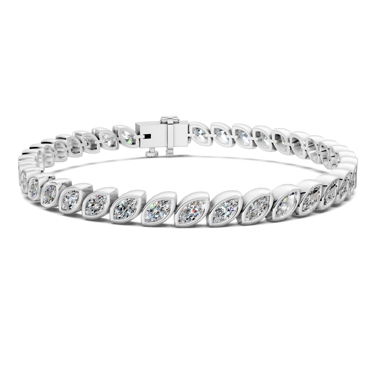 MARQUISE BEZEL TENNIS BRACELET