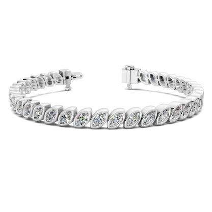 MARQUISE BEZEL TENNIS BRACELET