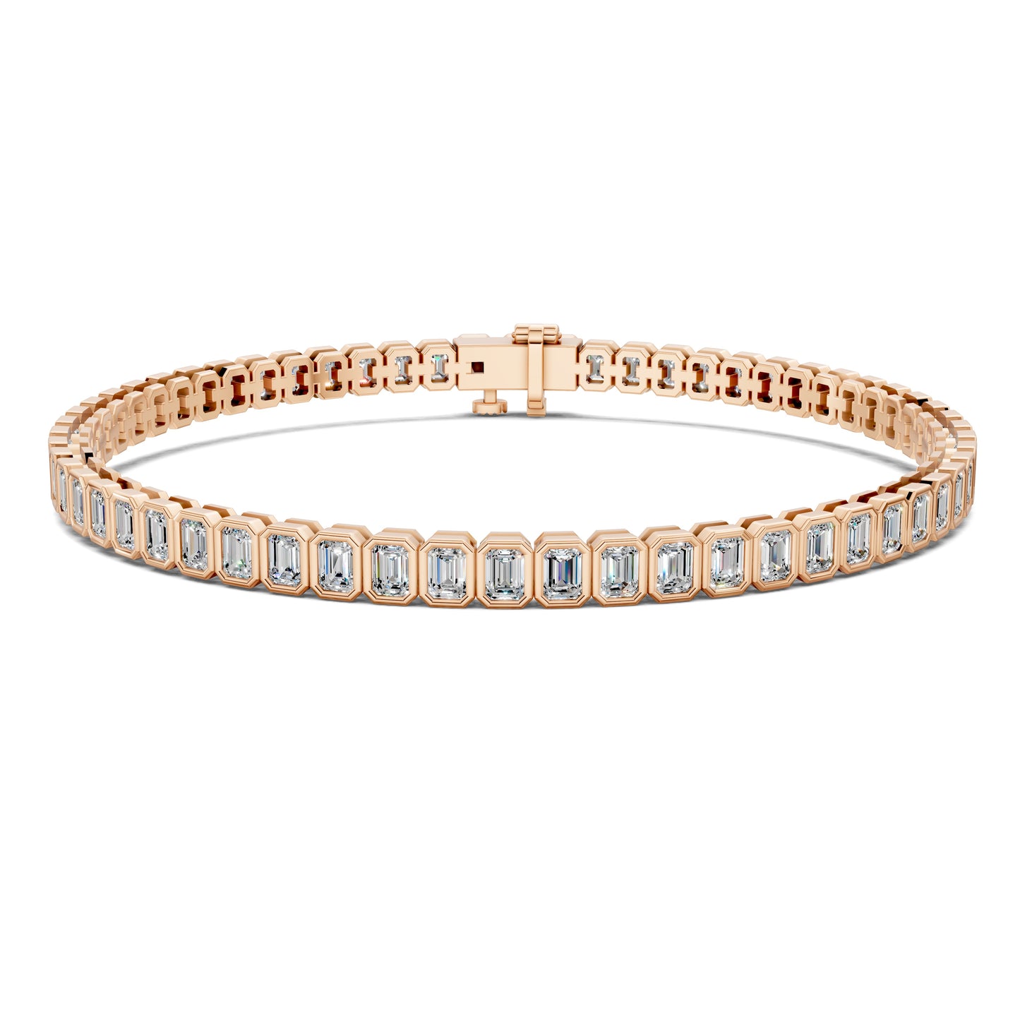 BEZELY EMERALD TENNIS BRACELET