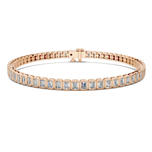 BEZELY EMERALD TENNIS BRACELET