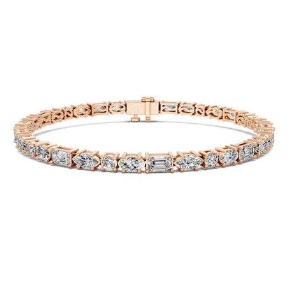 MULTI SHAPED TENNIS BRACELET