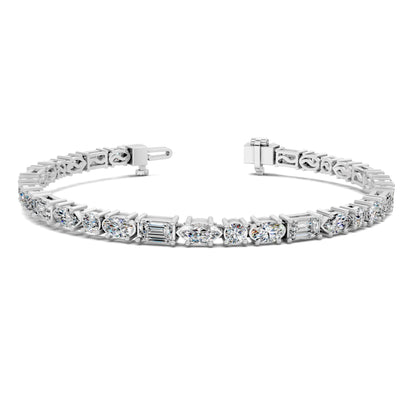 MULTI SHAPED TENNIS BRACELET