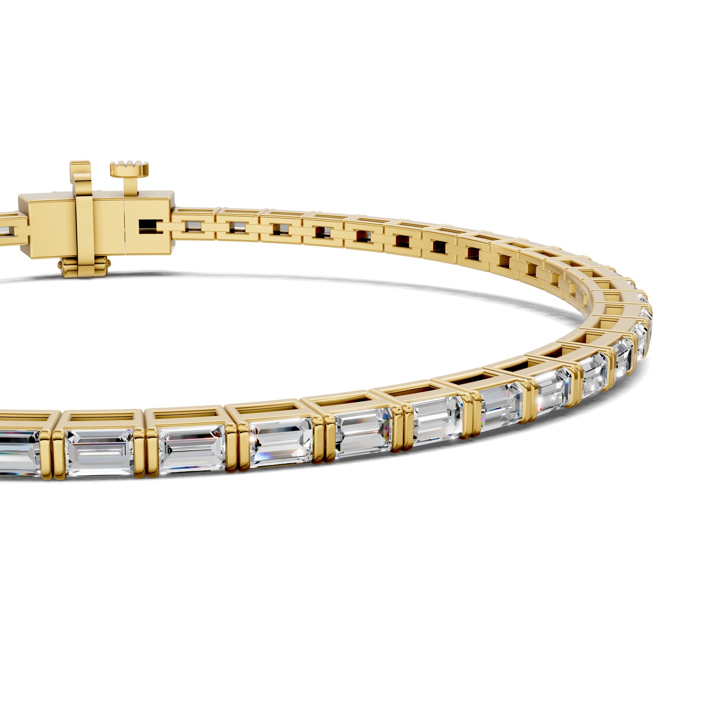 ASTRA BAGUETTE TENNIS BRACELET