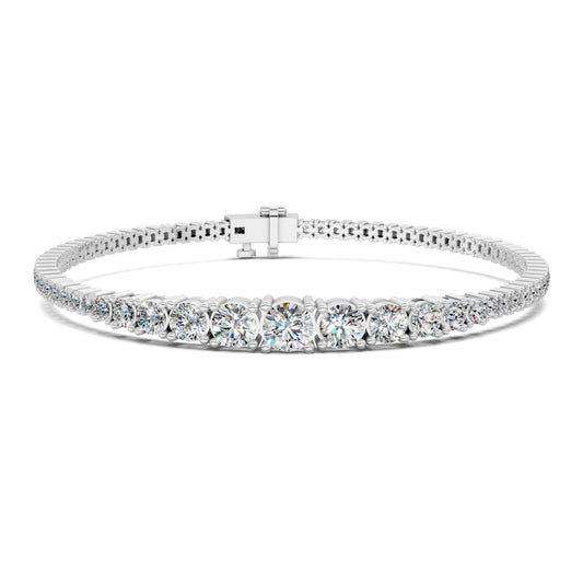 GRADUATED TENNIS BRACELET