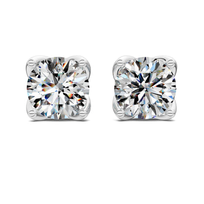 ROUND CUT TULIP BASKET STUDS