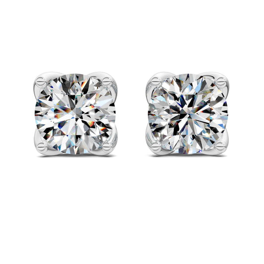 ROUND CUT TULIP BASKET STUDS