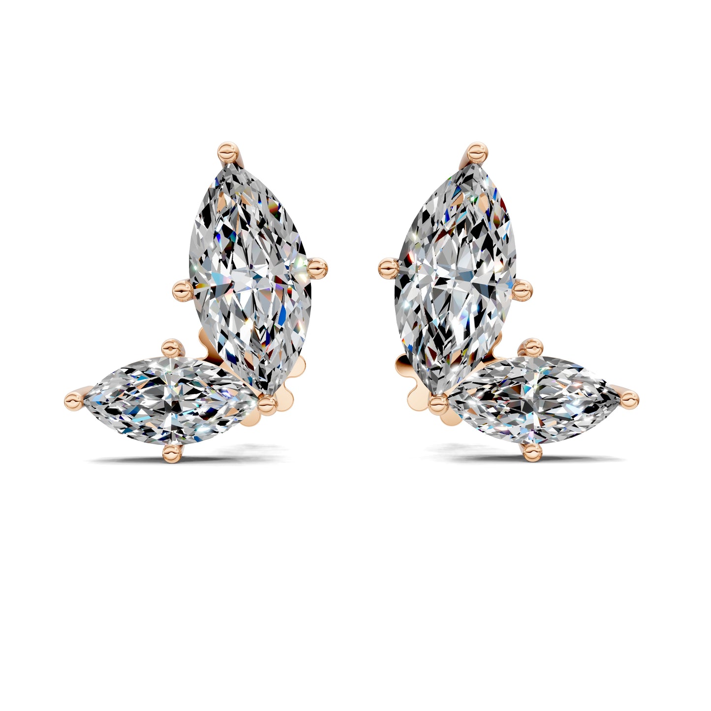 MARQUISE BUTTERFLY EARRING