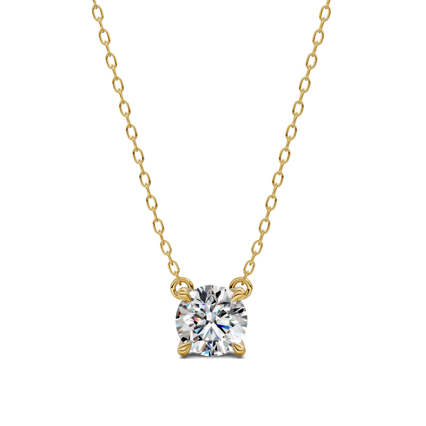 ROUND SOLITAIRE DIAMOND PENDANT