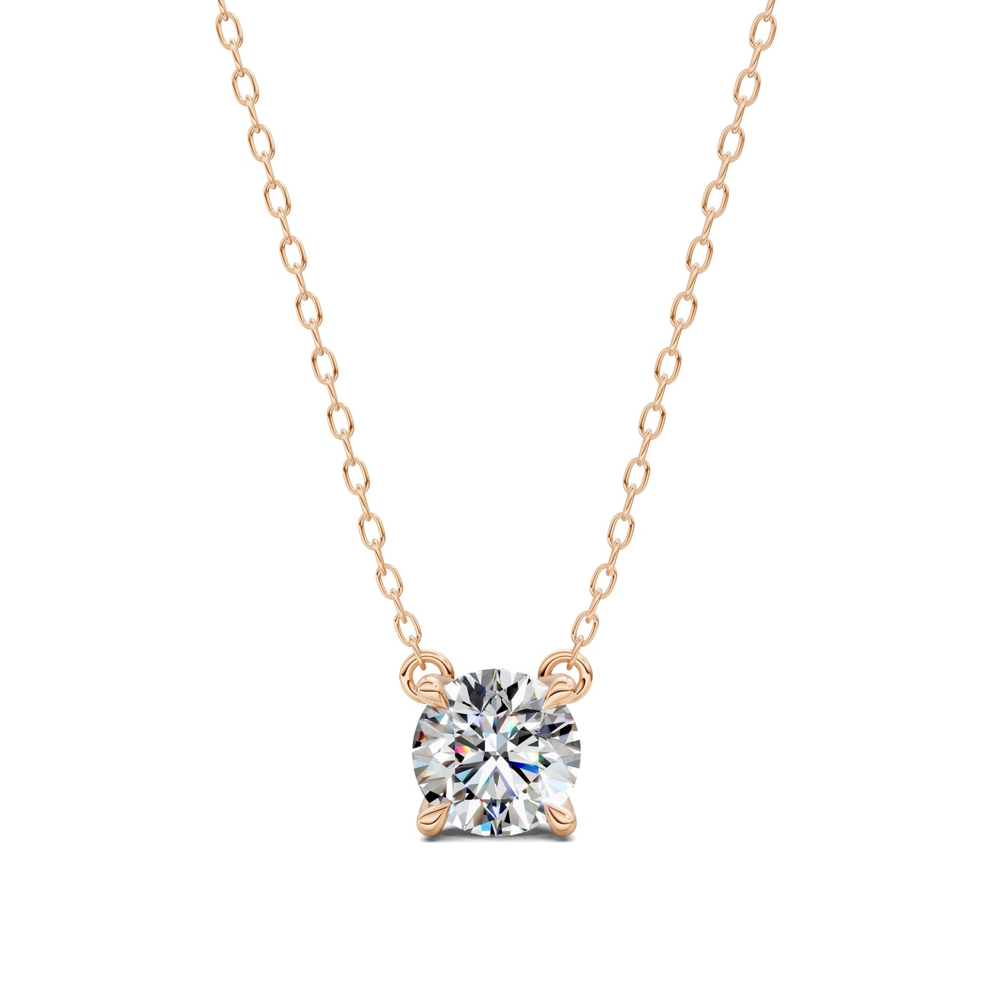 ROUND SOLITAIRE DIAMOND PENDANT