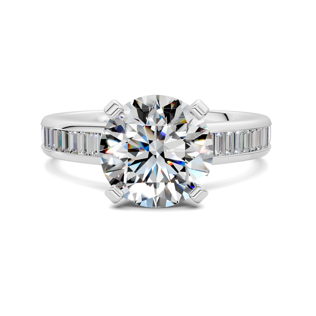 Bianca Baguette Channel Ring Setting