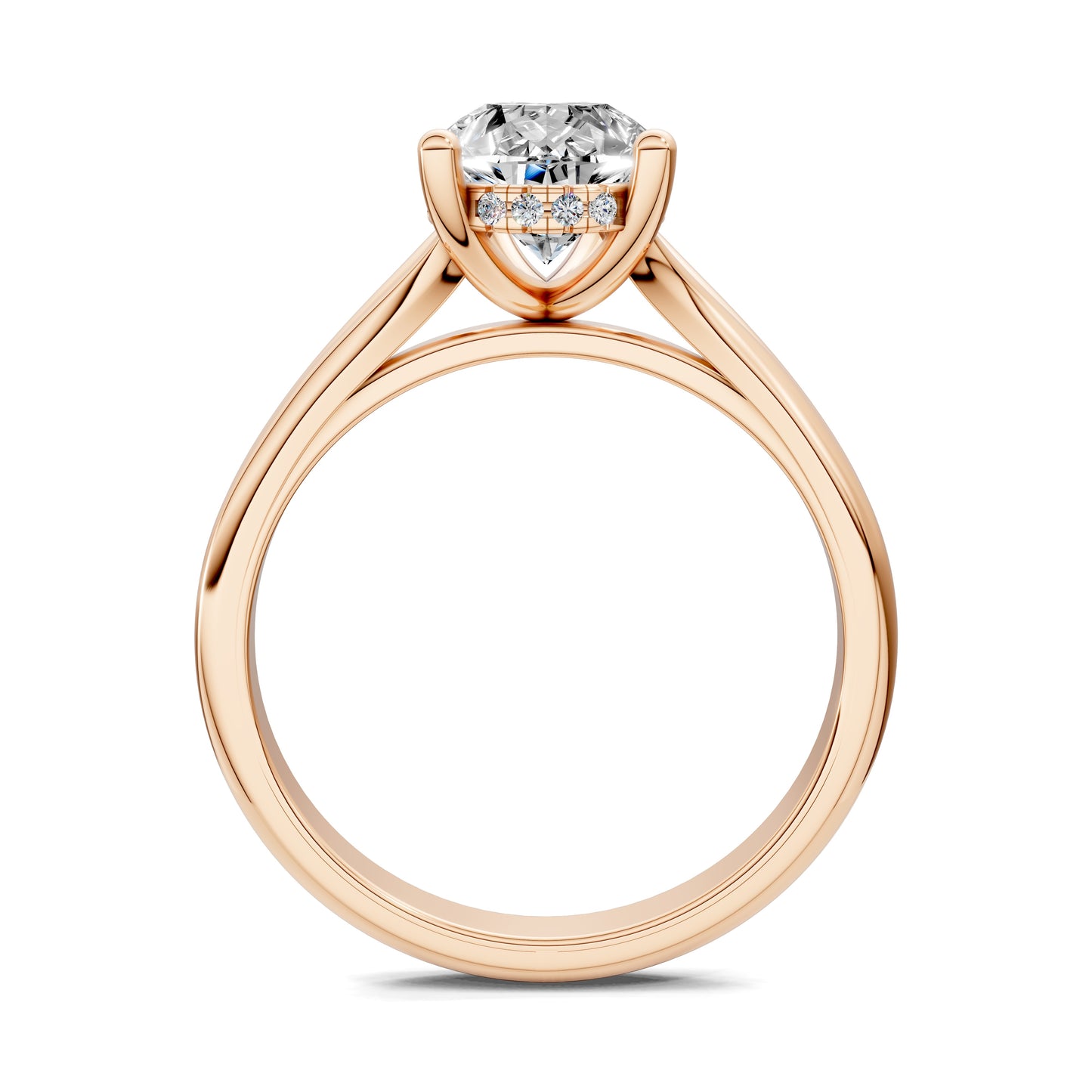 ELARA PEAR HIDDEN HALO RING