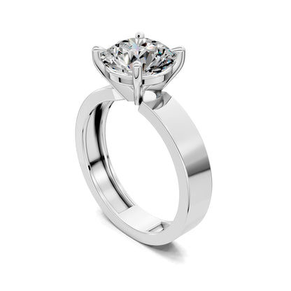 AUREA ROUND BOLD SOLITAIRE RING