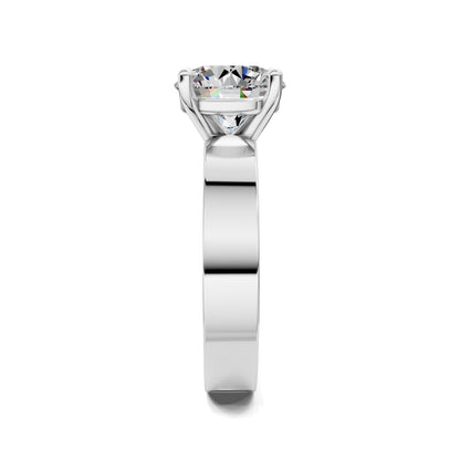 AUREA ROUND BOLD SOLITAIRE RING