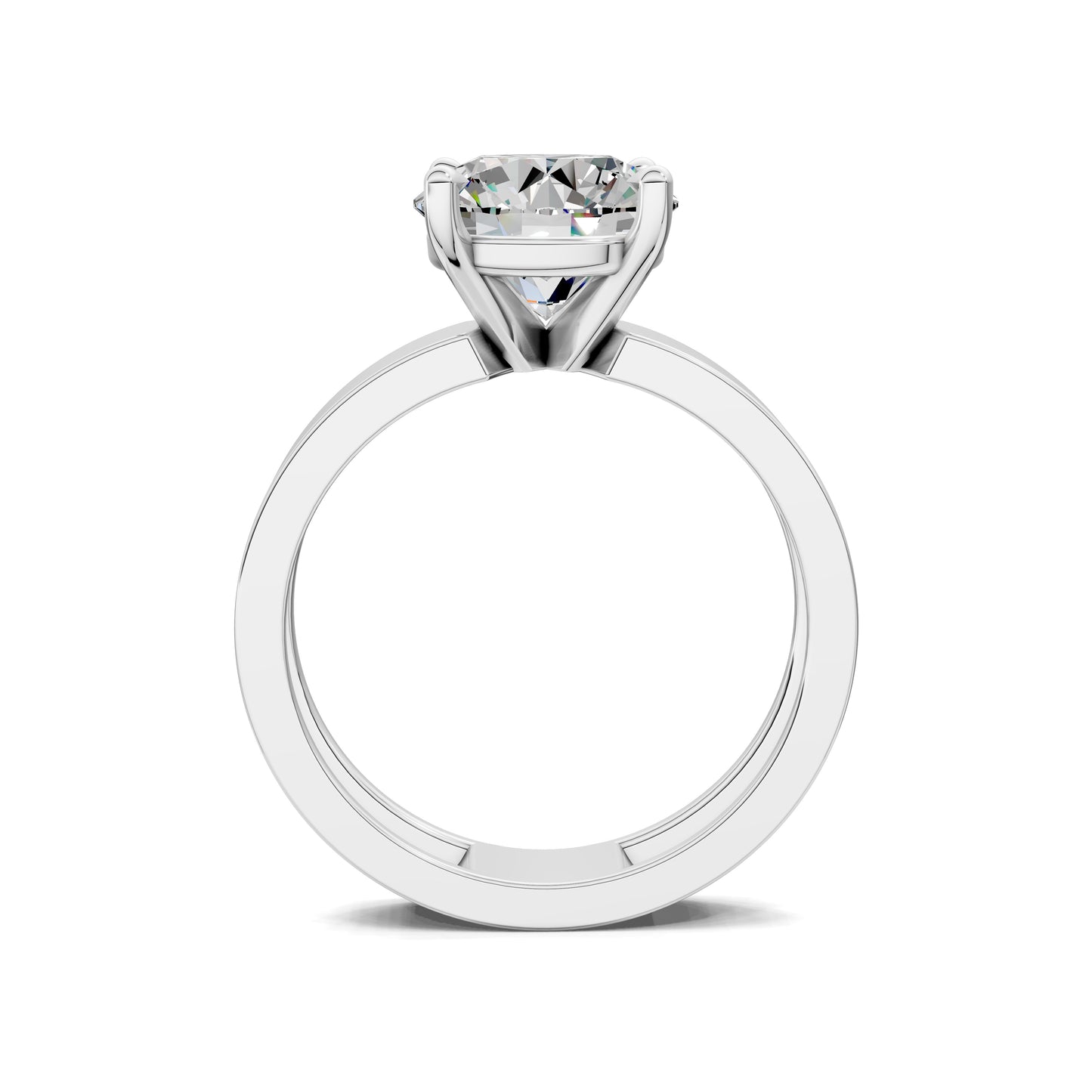 AUREA ROUND BOLD SOLITAIRE RING