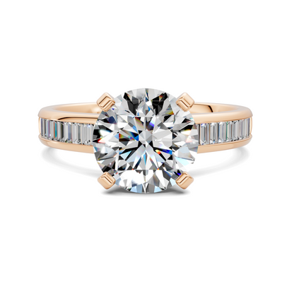 Bianca Baguette Channel Ring Setting