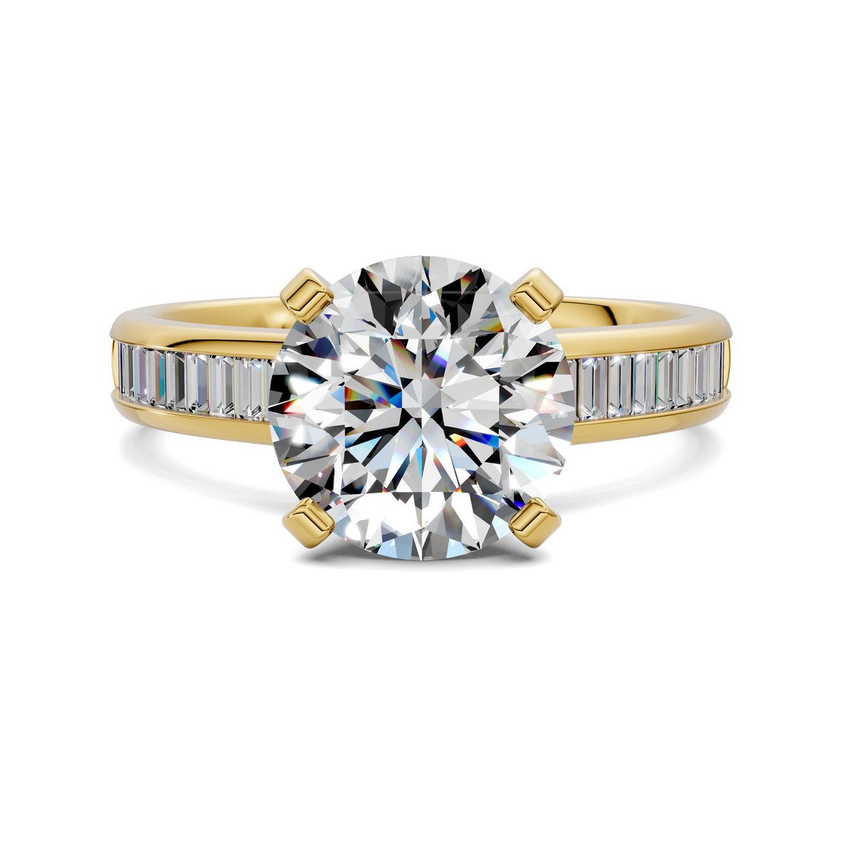 Bianca Baguette Channel Ring Setting