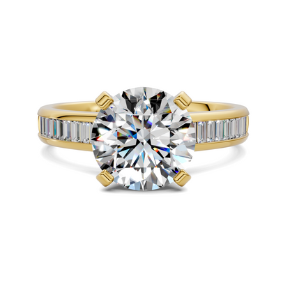 Bianca Baguette Channel Ring Setting