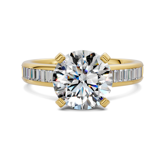 Bianca Baguette Channel Ring Setting