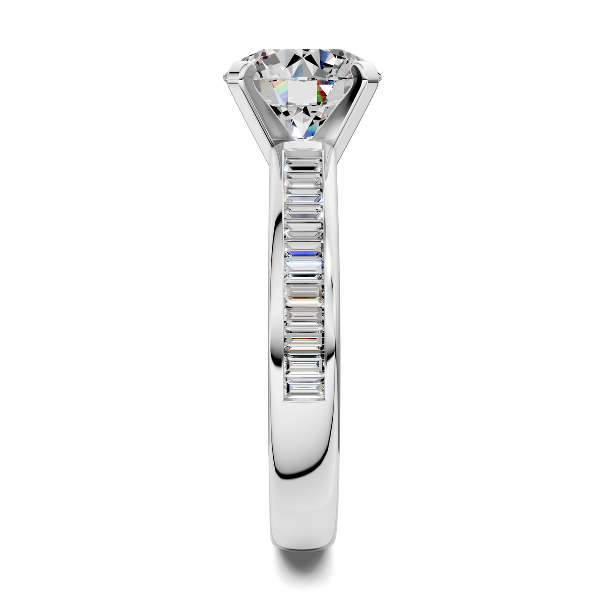 Bianca Baguette Channel Ring Setting