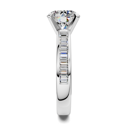 Bianca Baguette Channel Ring Setting