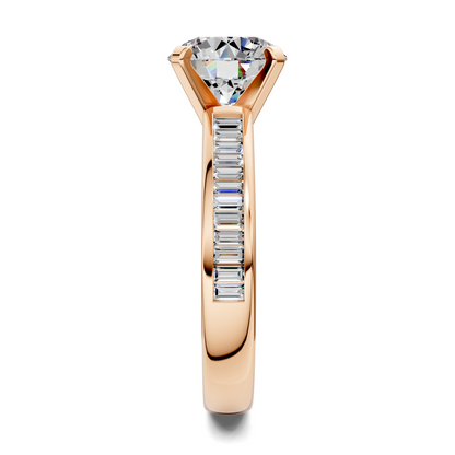 Bianca Baguette Channel Ring Setting