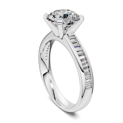 Bianca Baguette Channel Ring Setting