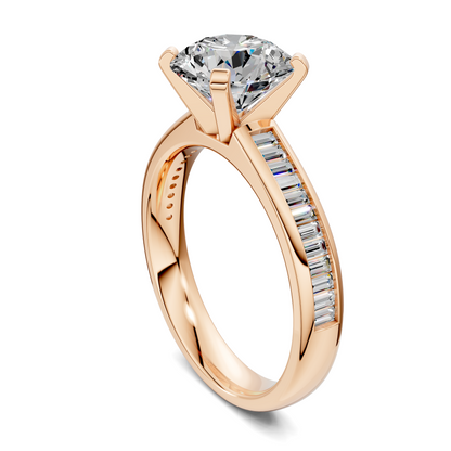 Bianca Baguette Channel Ring Setting